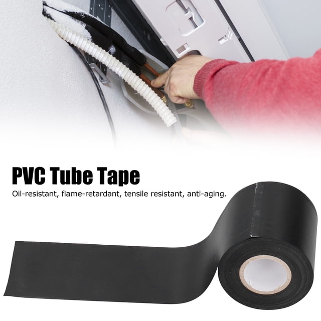 Line Set Tape, 5pcs Air Conditioner Pipe Tape Hvac Line Set Tape Insulation Tape For Air Conditioner Oil Resistant Tube Protective Wrapping Tapes For AC Air Conditioner Sealing