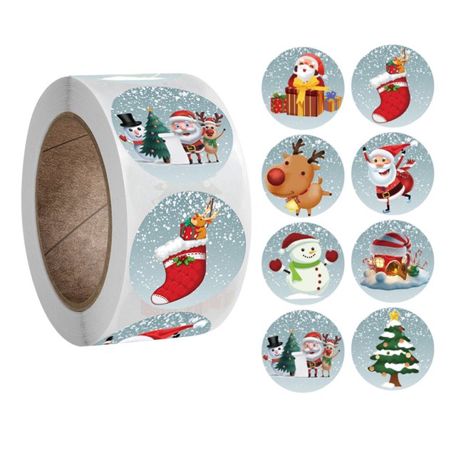 Christmas Decorations OutdoorStickersRoll Pack Sticker Christmas Decorating 1 RollHousehold stickers