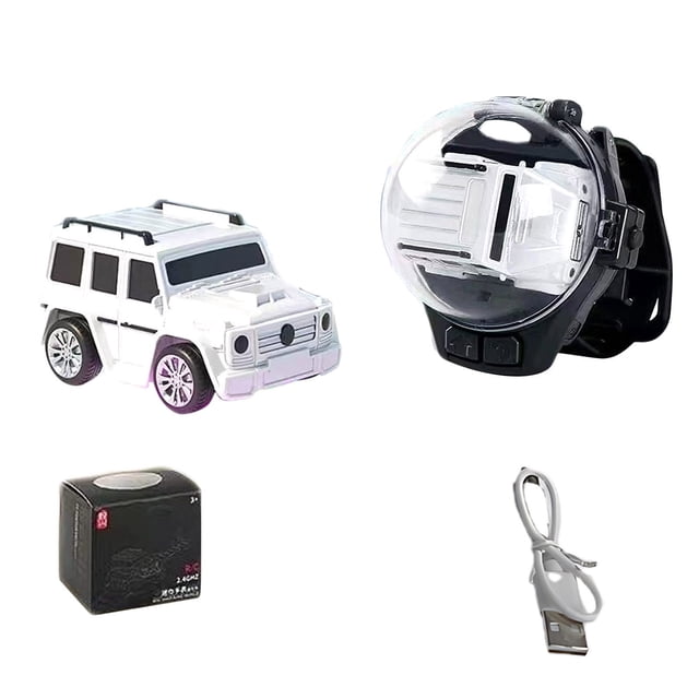 ZZkhGO Watch Remote Control Car, 2.4GHz Wrist Racing Car Toy, USB Charging Mini RC Toy for Boys Girls