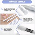 thumbnail image 3 of DEXING 4 Pack Window Security Bar, Window Safety Bars, Adjustable Sliding Glass Door Lock, Window Lock Bar for Children Home, Extends from 15.8-27.6 Inches (White), 3 of 4