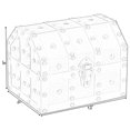 thumbnail image 3 of Vintiquewise Vintage Caribbean Pirate Chest, 3 of 4