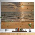thumbnail image 2 of Design Art - Plage de Sable Tropical Sombre au Coucher du Soleil, 2 of 5