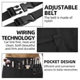 thumbnail image 4 of PEONAVET Half Bodys Apron Adjustable Waist Belt Half Apron for Restaurant Use, 4 of 9
