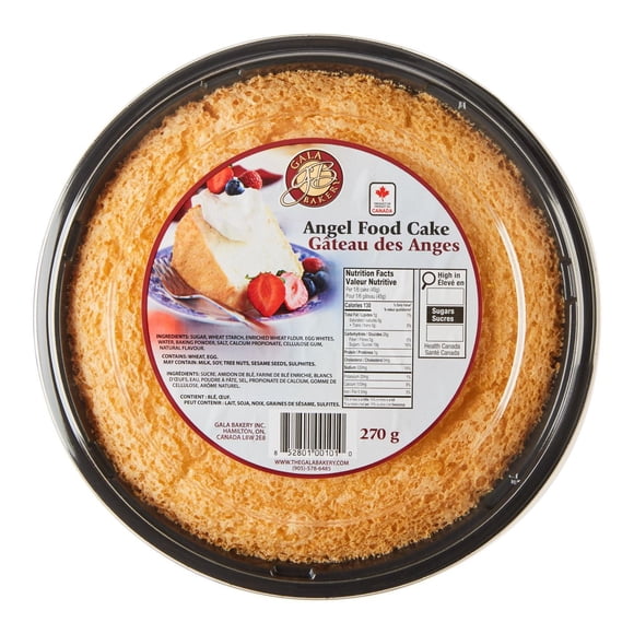 Gala Bakery Angel Food Cake Bowl