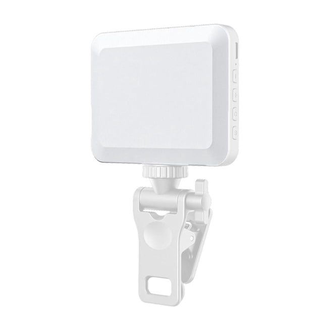 Feltree Lumière de Téléphone Rechargeable à Clip LED pour Selfies & Vidéos, Réglable 3 Modes avec Éclairage Chaud & Froid, Compatible Ordinateur Portable/caméra Éclairage de Vidéoconférence