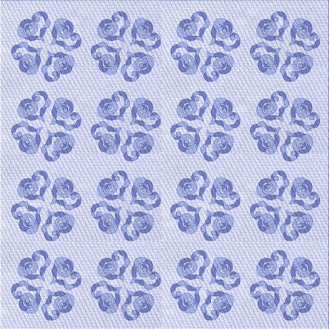 Ahgly Company Tapis de Zone Carré Lavable en Machine Lavande Bleue, 7 Pieds Carré
