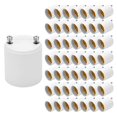 thumbnail image 1 of JACKYLED GU24 to E26 E27 Adapter 50-Pack Heat Resistant Up to 392â?? Fire Resistant Converts GU24 Bi-Pin Based Fixture to E26 E27 Standard Screw-in Socket, 1 of 7