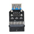 thumbnail image 1 of Computer Equipment Accessories,19PIN to 2-Port USB PI Nto Port US Adapter Port PI Nto Port US Adapter Converter Revolutionary Design, 1 of 8