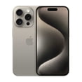 thumbnail image 1 of Restored Apple iPhone 15 Pro Fully Unlocked Natural Titanium 128GB - Excellent (Certified Refurbished), 1 of 5