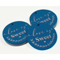 thumbnail image 3 of Inkdotpot Pack Of 100 Love Is Sweet Wedding Favor Paper Tags Craft Real Rose Gold Foil Hang Tags, 3 of 6