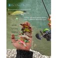 thumbnail image 2 of Saltwater Shrimp Fishing Lures Set, Luminous Soft Plastic Swimbait Shrimp Rig Tackle for Bass, Trout, Flounder, Redfish, 2 of 7
