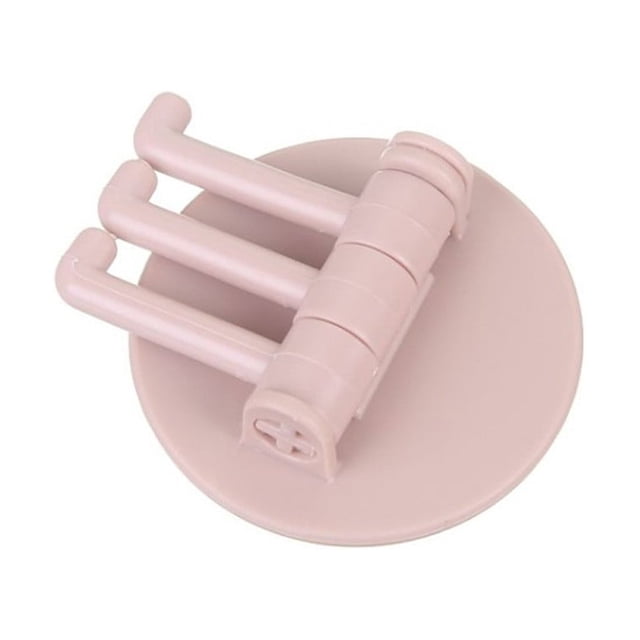 Kcavykas Clearance Sales Home Storage Organiser 2KG Adhesive Hook Rotatable Strong Bearing Stick Hook Bathroom Wall Rack tools