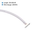 thumbnail image 2 of Uxcell Fil de Raccordement 26AWG 30m/100 Pieds Blanc, Fil Électrique UL1007 Bobine, 2 of 6