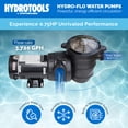 thumbnail image 3 of Swimline HydroTools HydroFlo 0,75 Hp Pompe de Piscine à Éjection Horizontale, 3 of 11