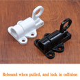 thumbnail image 4 of Birdeem Automatic Window Lock, Spring Loaded Latch for Sliding Doors and Windows, Aluminum Alloy with Stainless Steel Spring, Automatic Closing Security Lock, 2 Pack, 4 of 8