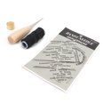 thumbnail image 3 of LHCER Leather Craft Awl,Leather Needle Set Waxed Thread Awl Thimble Kit For Sewing DIY Craft Stitching Repair,Leather Sewing Needle, 3 of 8