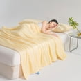 thumbnail image 2 of Cool Comforters for Hot Sleepers,Cool Feeling Friendly Solid Color Washed Summer Breathable Comforter for Bed, 2 of 6