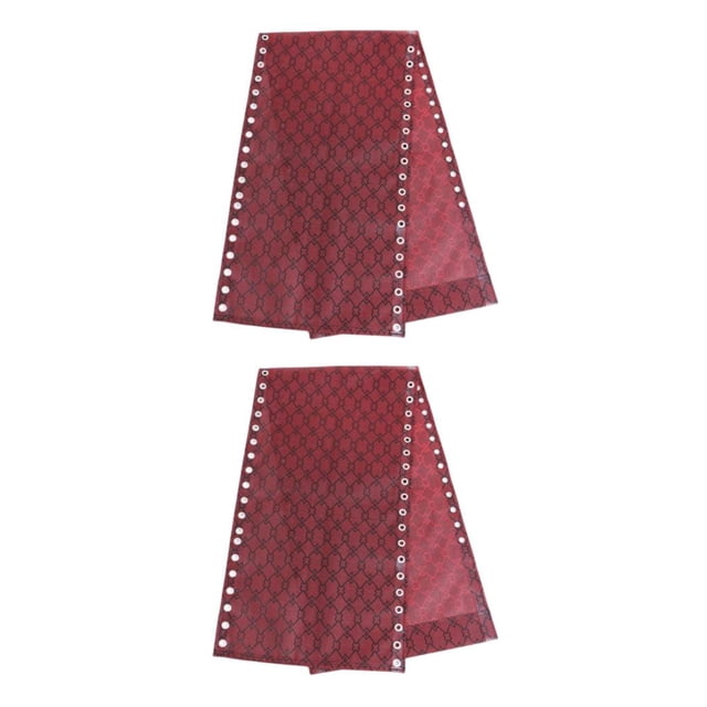 maskred recliner Replacement Fabric Waterproof Replacement Fabric Lawn Back Yard for Red Flower 160x43cm 2Set