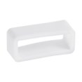 thumbnail image 4 of Unique Bargains Watch Band Strap Loops Silicone for 19mm Width Watch Band, White 4 Pack, 4 of 5