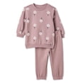 thumbnail image 1 of George Baby Girls' Two Piece Jogger Set, 1 of 2