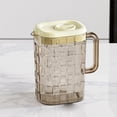 thumbnail image 2 of WRKEKC Clearance 2000ml Transparent Beverage Pitcher with Ribbed Handle | Leak-Proof ABS Plastic Water Jug for Bar, Kitchen, Parties | Dishwasher Safe, 2 of 6