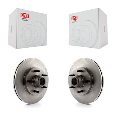 CMX Front Disc Brake Rotors and Hub Assembly Pair for Car Ford F-150 F-250 K8-100032