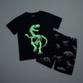 thumbnail image 4 of Vêtements Garçon Enfant Vêtements d'Été T-Shirt Dinosaure à Col Rond et Ensemble de Shorts Pyjama Garçon 5T, 4 of 5