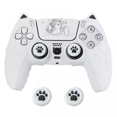thumbnail image 1 of Gamepad Silicone Protective Cover for PS5, Cute Cat Ear Game Controller Protective Case with Joystick Cap, 1 of 6