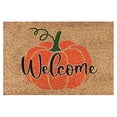 thumbnail image 2 of yulier Door Mat Fall Decor Pumpkins Pattern Doormat Welcome Mat for Front Door, Thanksgiving Halloween Decorations, 16 x 24 In, 2 of 4
