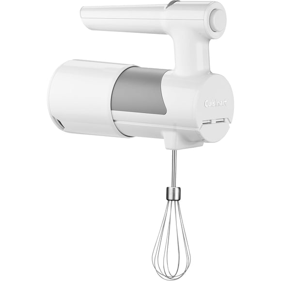 Cuisinart Batteur à main à 5 vitesses avec fouet de chef, démarrage en douceur, deux poignées, rangement intelligent du cordon