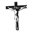 thumbnail image 4 of DOLITY Crucifix Statue Jesus Wall Hanging Cross for Baptism Decor Home Thanksgiving Black, 4 of 9