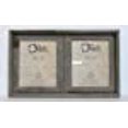 thumbnail image 3 of 8x10-2.5" Wide Reclaimed Rustic Barnwood Collage Frame - Holds 2 Photos, 3 of 3