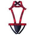 thumbnail image 1 of Jockmail One-Shoulder Straps 2-In-1 Jockstrap Underwear For Men, Thongs & Shorts Combined, Suitable For Sport & Temptation Occasions, 1 of 5