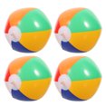 thumbnail image 2 of 4 Pcs Ballons de Plage Gonflables en PVC Ballons de Plage pour Enfants Ballons de Plage Interactifs, 2 of 7