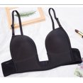 thumbnail image 4 of LSLJS Women's Bra Womens Low Back Bra Lifting Deep U Shaped Backless Bra With Convertible Clear Straps, 4 of 5