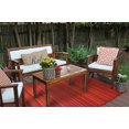 thumbnail image 2 of Erbanica 6' x 9' Red Stripes Indoor Outdoor Reversible Rug, 2 of 2