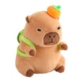 thumbnail image 4 of HILABEE Capybara Toy Cute Capybara Stuffed Animal 30cm Comfortable Kids Room Decor orange light brown, 4 of 9