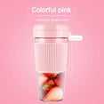 thumbnail image 4 of Blender for Shakes and Smoothies USB Rechargeable Cordless Mixer Mini Juicer One Button Control Kitchen Small Appliances  Green, 4 of 7