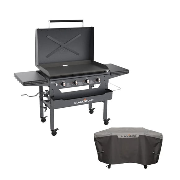 Blackstone 36” Omnivore Pre- Seasoned Griddle with Hood and Soft Cover