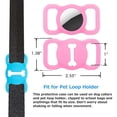 thumbnail image 3 of EIMELI 2Pcs Silicone Support de Protection Portable Anti-Perdu Tracker Compatible pour AirTag et Collier pour Animaux de Compagnie, 3 of 8