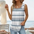 thumbnail image 4 of LSLJS Débardeurs pour Femmes T-shirt Ample Confortable à Col en V Imprimé Mode pour Femmes Blouse Sans Manches Hauts Décontractés, 4 of 5