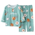 thumbnail image 2 of Tenue d'Intérieur d'Été à Manches Courtes Imprimée pour Garçons et Filles, 2 of 5