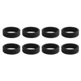 thumbnail image 1 of maskred 8 Pcs Roues de Bagage Aspect Neuf Résistantes à l'Usure et Durables Protecteurs de Roues de Bagage en Gel de Silice Noir, 1 of 6