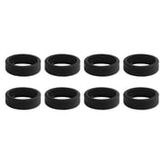 maskred 8piece Luggage Wheels Looking New Wear Resistant And Durable Silica Gel Luggage Wheels Protectors Black