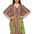 thumbnail image 4 of Moomaya Caftan pour Femmes Grande Taille Tenue d'Été Sortie de Plage Kimono Robe Caftan, 4 of 6