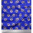 thumbnail image 1 of Soimoi polyester Crepe Fabric Dot,Butterfly & Floral Print Sewing Fabric Yard 42 Inch Wide, 1 of 3