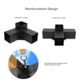 thumbnail image 3 of Gazebo Bracket, Galvanized Powder Coated Fully Welded Wood Post Bracket, Heavy Duty 4 Way Right Angle Corner Bracket, DIY Pergola Hardware Kit for Outdoor, 3 of 7