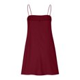 thumbnail image 4 of FcBaudy Robe Sans Manches à Encolure Carrée, Robes pour Femmes, Robes d'Été pour Femmes Mode Femmes Été Décontractée Unie avec Poches Camis Sans Manches Robe Mini Robe Femme, 4 of 6