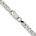 thumbnail image 3 of 925 Sterling Silver 3.75mm Flat Anchor Chain Bracelet, 3 of 5