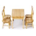 thumbnail image 3 of 5x Dining Table Chair Model Set 1:12 Dollhouse Miniature Furniture Wooden Decor, 3 of 8